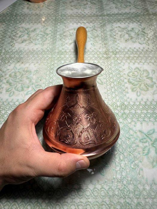 Турка медная 0,4  Восточная красавица для приготовления кофе