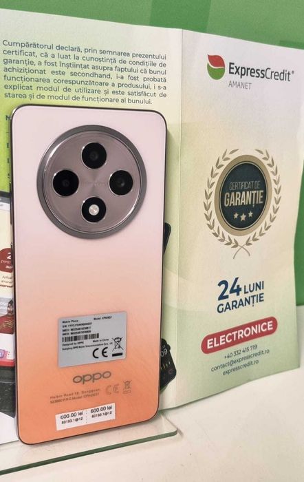 Telefon Oppo Reno 12F 5G (B.60193-Tatarasi) Garantie 2 ani!-570 lei