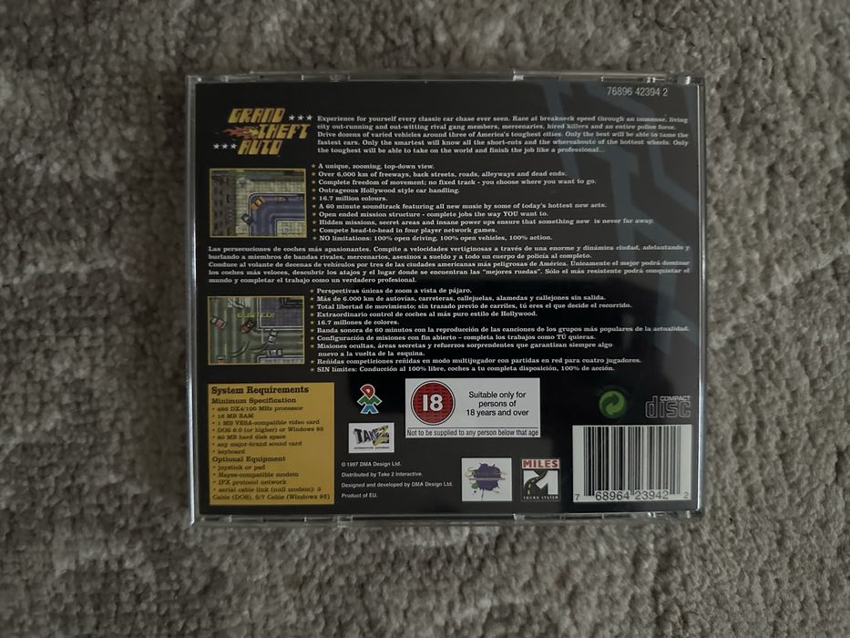 GTA 1 1997 PC (Grand Theft Auto)