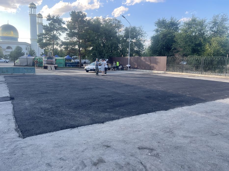 Асфальтирование территории!