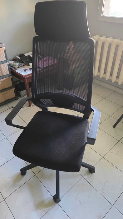 Офис стол MCA033 – черен, нов, в кашон