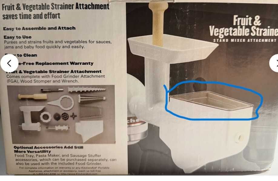 Kitchenaid accesorii capac si impingator