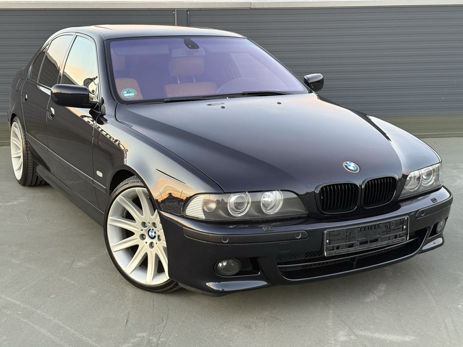 BMW Seria 5 E39 520i 170 CP Euro 4 individual M Paket Facelift Limuzina an: 2002 Raritate Xenon Trapa Piele Jante