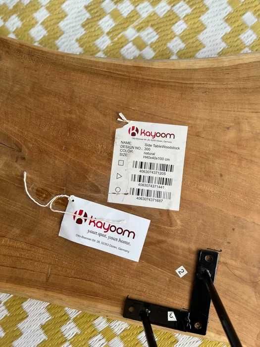 Nouǎ! Masa Cafea Lemn Solid Salcâm Picioare Pin Fier Scandinav Rustic