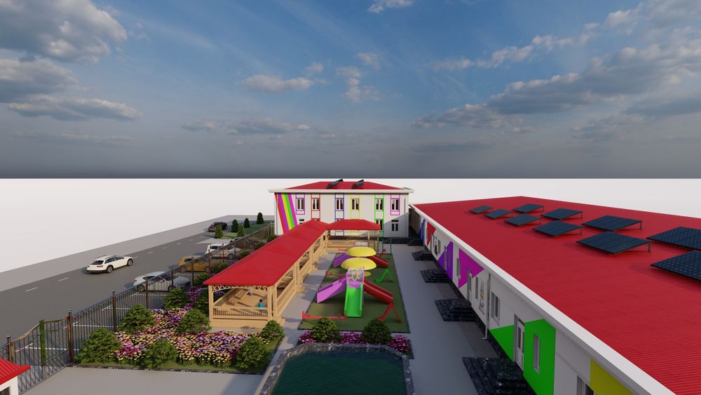 Бокча сотилади курилиши тугалланмаган