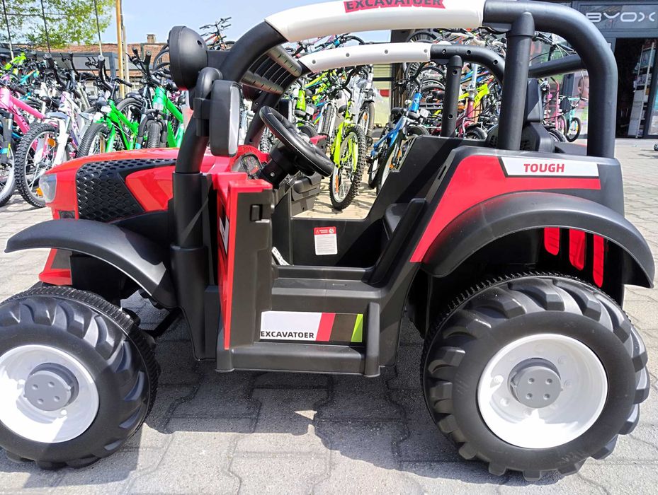 TEXAS акумулаторен трактор HARVEST червен