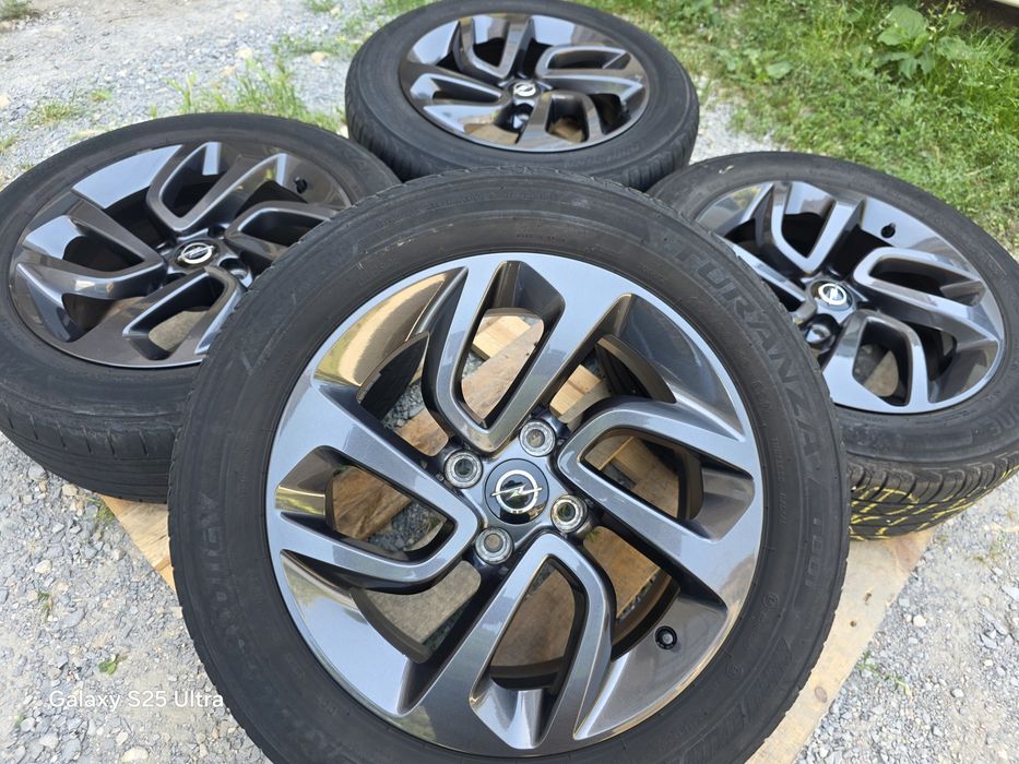 Лети джанти 16ки 4х108 Opel, Peugeot, Citroen + летни гуми 195/60/16 Bridgestone