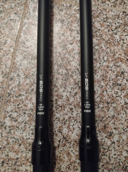 De vânzare 2 lansete telescopice Fox Eos Pro 3.6m,3lbs