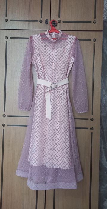 Платье коралловое