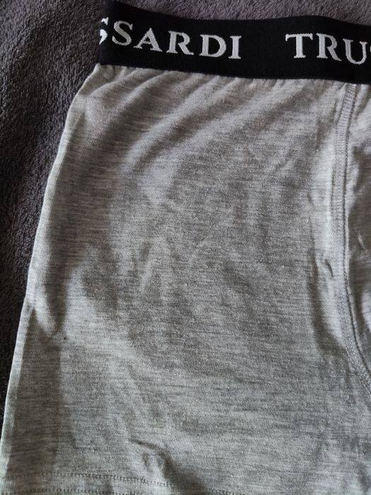 Trussardi set 2 boxeri bărbătești culoare gri melange mărimea M noi originali