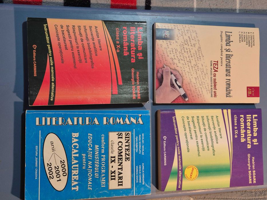12 carti utile pt  pregătirea examenelor de limba si literatura romana