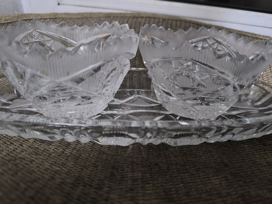 Хрустальные салатники.