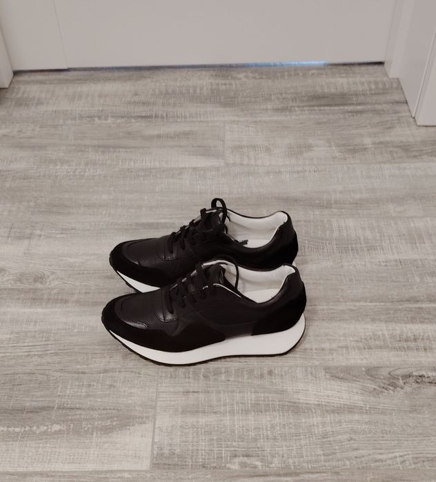 Pantofi din piele naturală, măr. 38