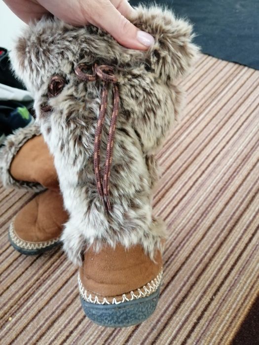 Cizme piele întoarsă ecologica