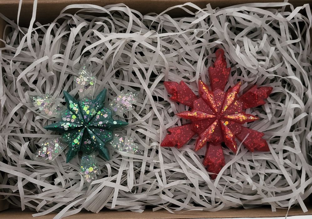 ПРОМОЦИЯ Коледни ръчно направени украшения от епоксидна смола