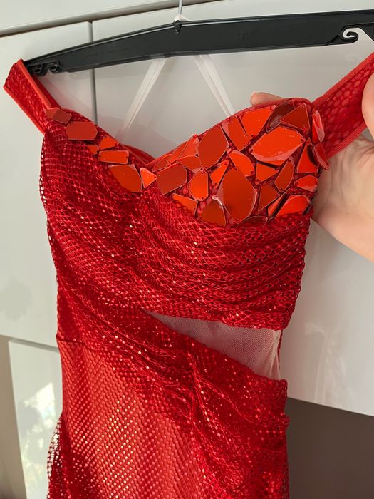 Rochie roșie de nasă/seară marimea S/M