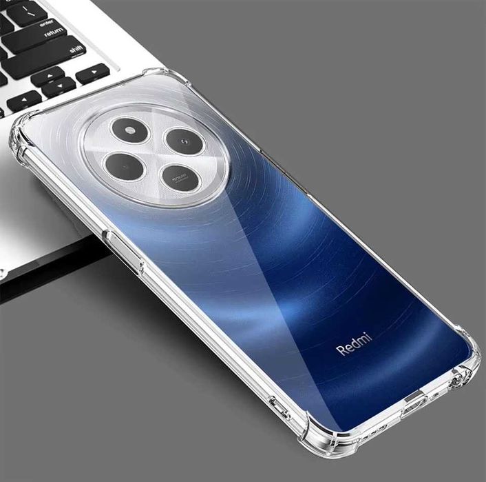 Xiaomi Redmi 14C - Силиконов Прозрачен Кейс Гръб