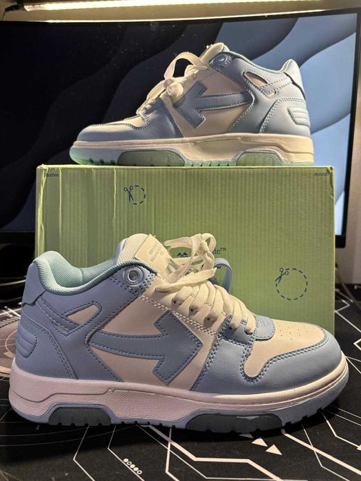 Off White Out Of Office Baby Blue