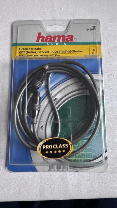 Оптический кабель, штекер ODT, Toslink