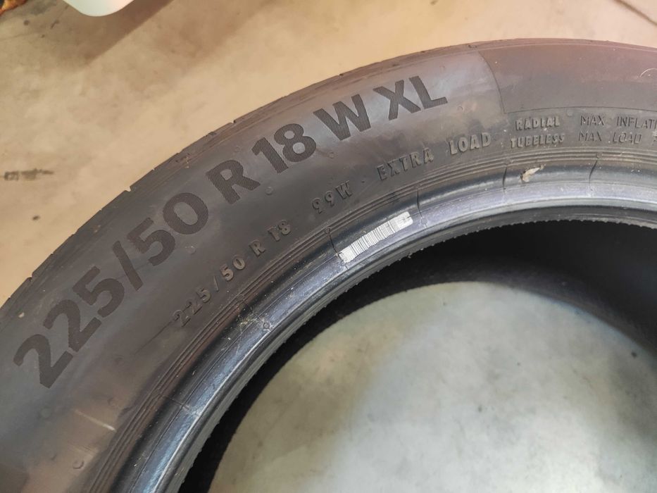 2бр.летни гуми 225/50/18 Continental