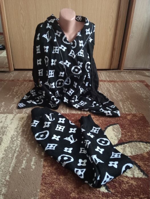 Compleu tricot cu sarafan