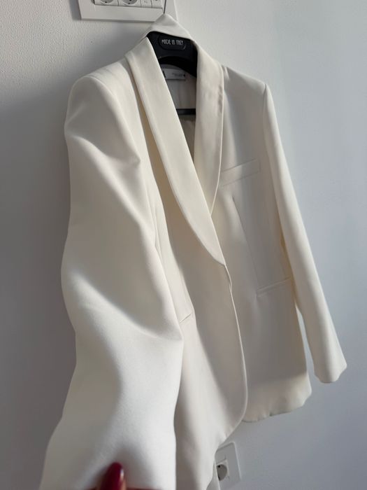 Blazer alb Zaraa