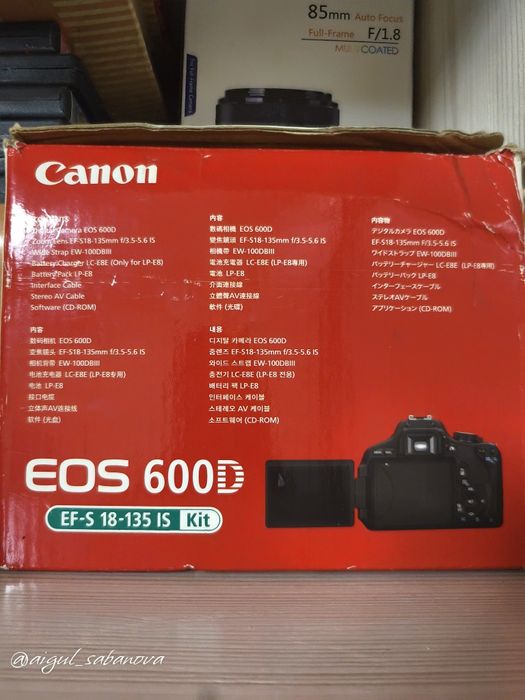 Продам canon  EOS 600d 100 тыс