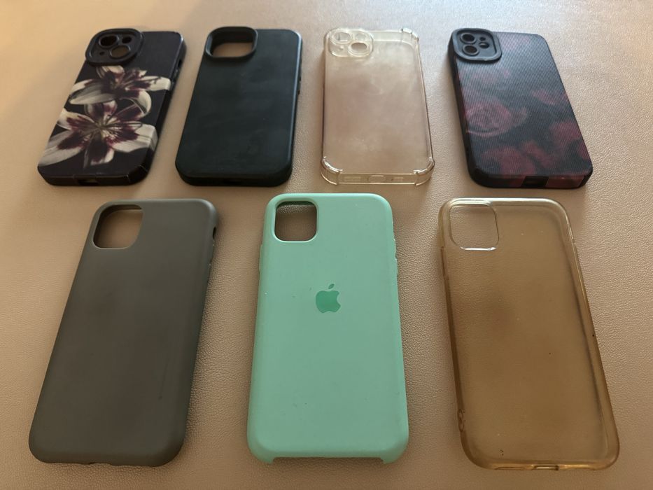 Huse telefon Iphone  13 mini, 11, 6-6S-7, noi/ca noi