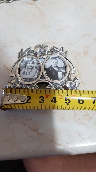Rama foto argint 925,noua superba,ideal cadou,botez,bebe,copil,de efec