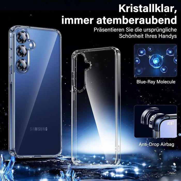 Husa  Samsung Galaxy S25 + 2 sticle fata + 2 sticle camera