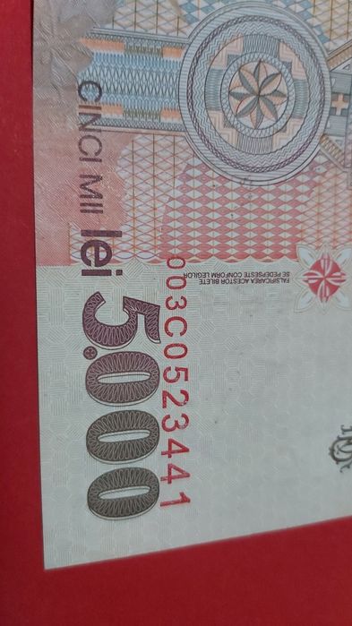 Bacnota 5.000lei an 1998