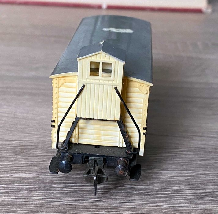 Vagon bere Fleischmann 1484 DB cabina frana H0 made in us zone germany