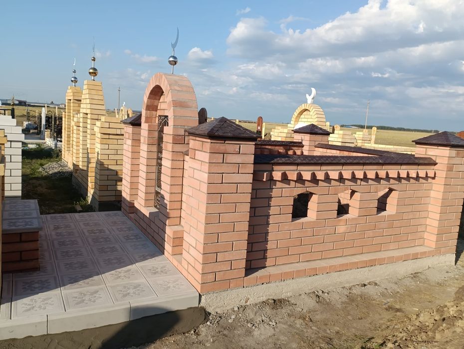 Мазары строим ,  реконструкциия