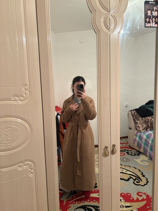 Бежевый пальто Лорето