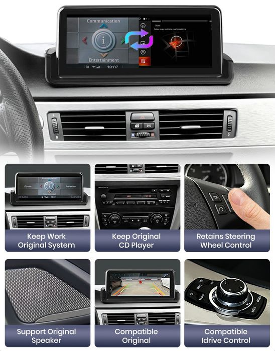 Navigatie Android dedicata BMW E90/E91/E92/E93 (2005-2012)