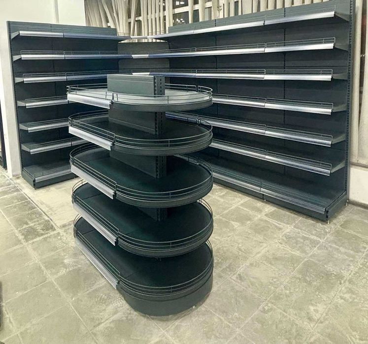 Метални стелажи - островни и крайстенни