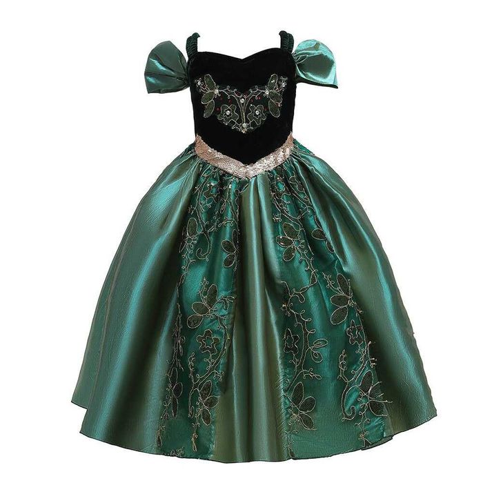 Rochie/rochita verde printesa Anna