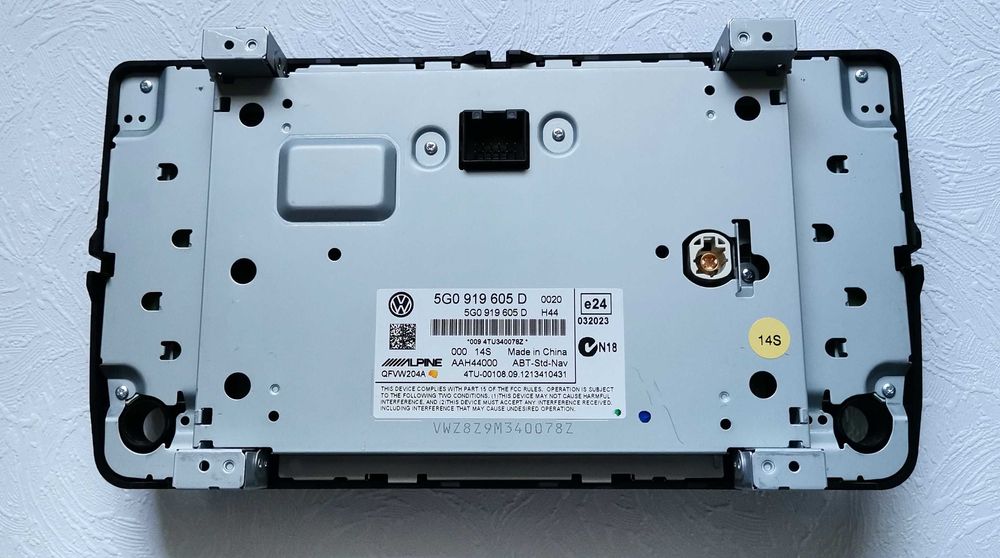 Display Navigație Original VW Golf 7 – OEM  5G0919605D