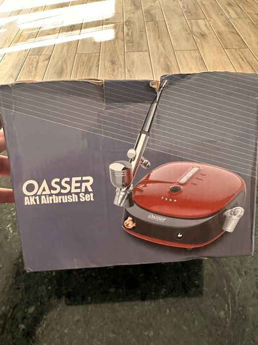 Set Aerograf Airbrush Oasser AK1