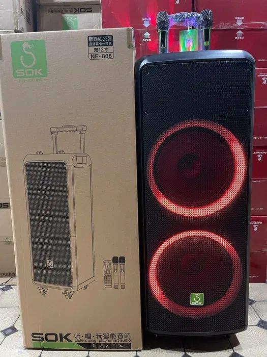 SOK 808 калонка 3200watt karaoke