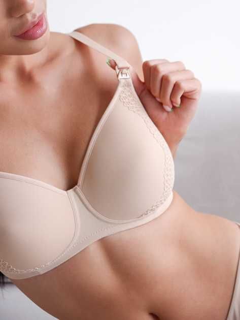 Бежов сутиен за кърмачк