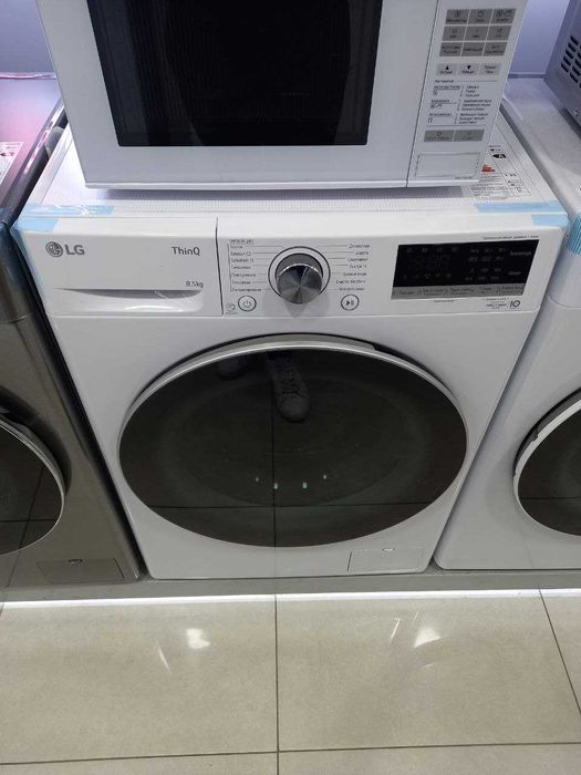 Стиральная машина LG 8.5 кг F2V7GW1W AI DD Inverter TurboWash Steam