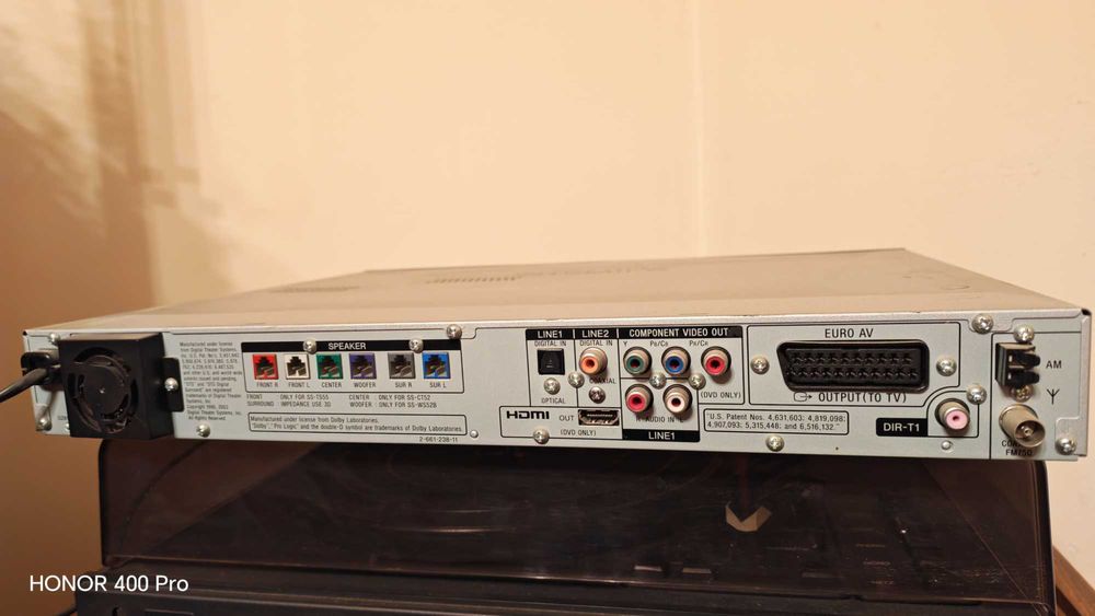 DVD/CD Player Sony HCD-DZ810W