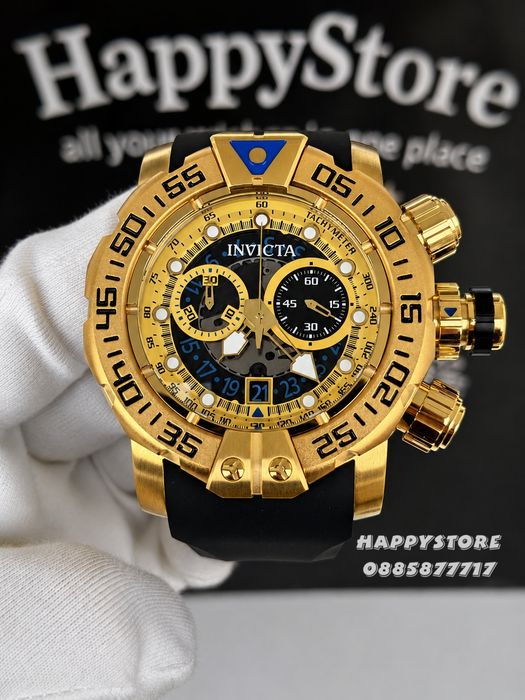 INVICTA Foxhound Gold 57 mm, Инвикта нов мъжки часовник