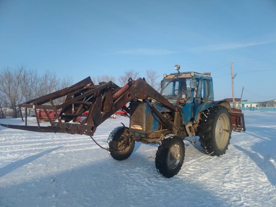 Мтз 80 с куном и вилы