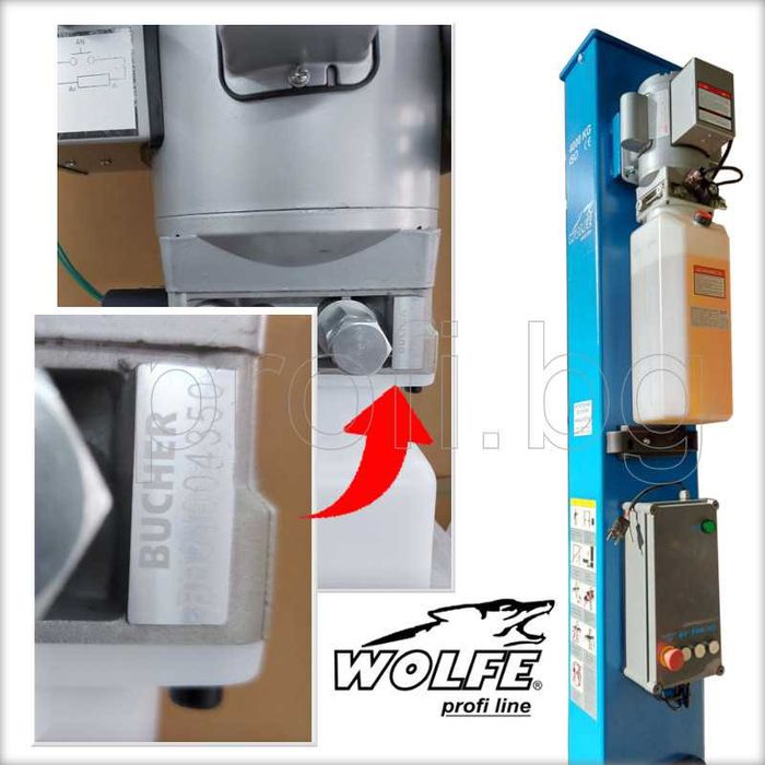 Подемник 4.0t WOLFE Premium line ел.магнитно отключване.ЛИЗИНГ