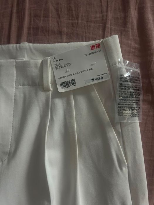 Uniqlo белые брюки