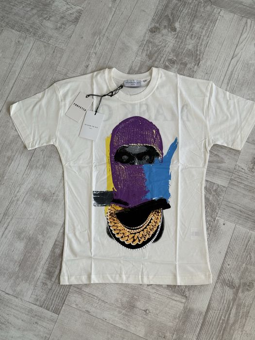 Tricou Ih Nom Uh Nit Amiri Off white bape