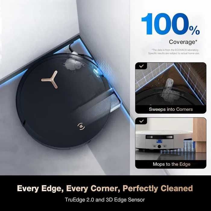 Прахосмукачка робот Ecovacs Deebot X8 Pro Omni, 18000Pa, 75 градуса