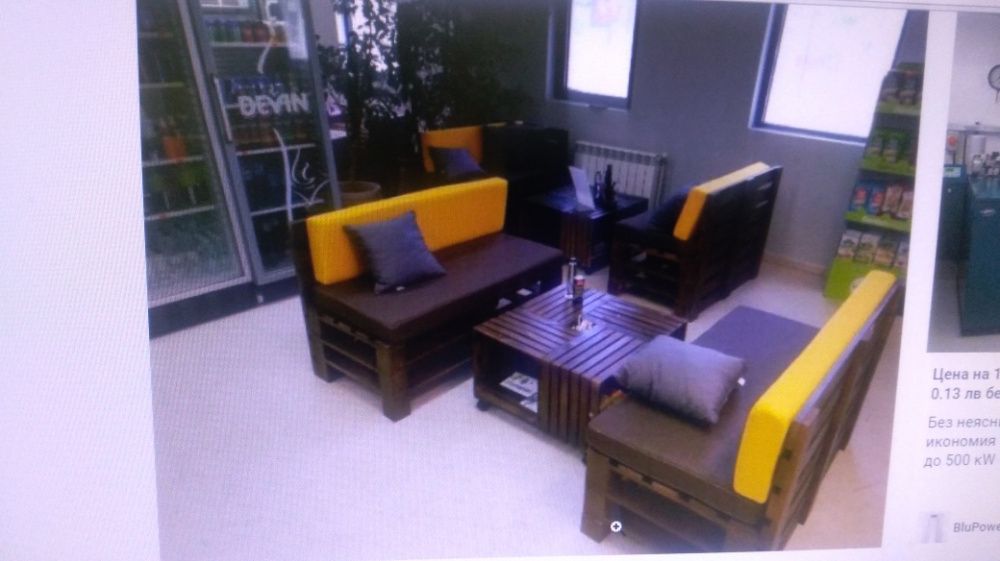 Мебели за хол тип Палет дизайн